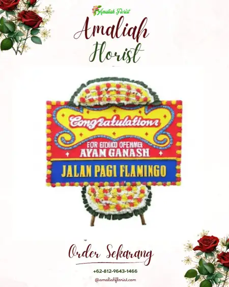 Sewa Papan Bunga Sadai