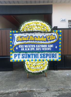 Papan Bunga Duka di Sadai